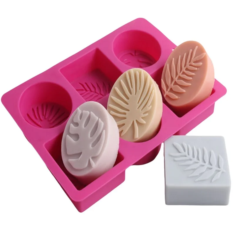 Soap Making Experiment - Yuvarlak ve Kare Yaprak Silikon Sabun