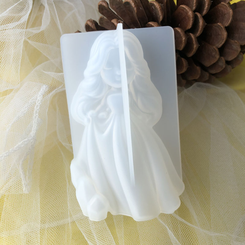 Soap Making Instructions - 3D Sevimli Prenses Silikon Mum Kalıp