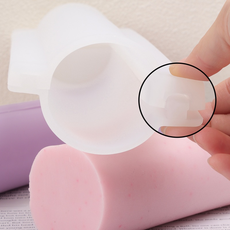 Soap Making Instructions - Uzun Kalp Şeklinde Silikon Sabun Kalıbı