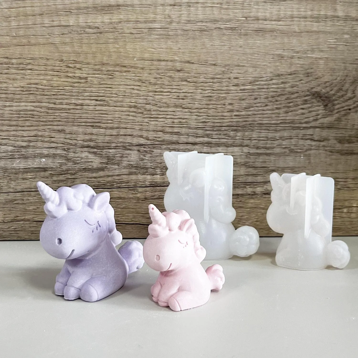 Soap Making Instructions - 3D Geometrik Silikon Unicorn Kedi Geyik