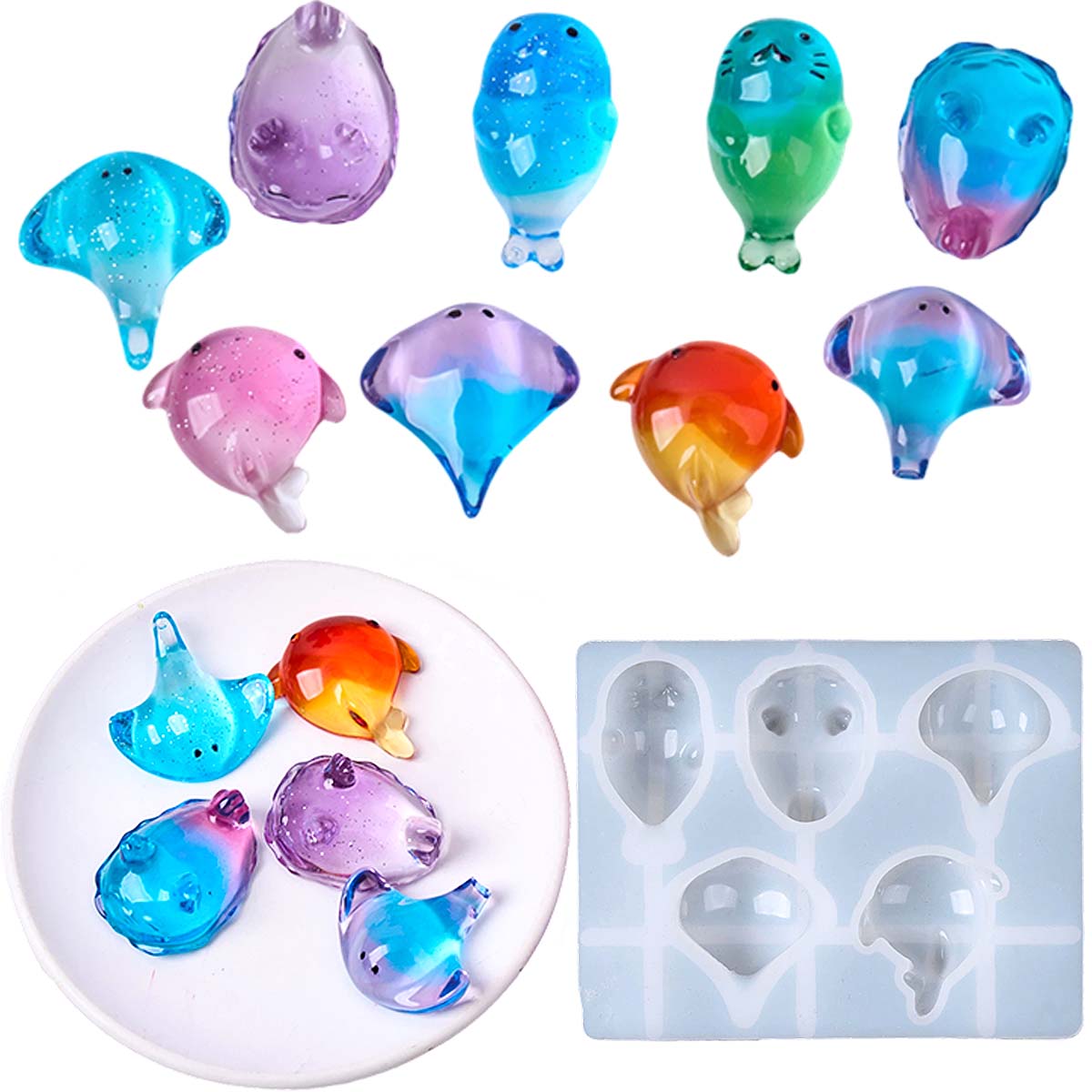 Soap Making Instructions - 3D Şifalı Kawaii Manta Ray Balinası