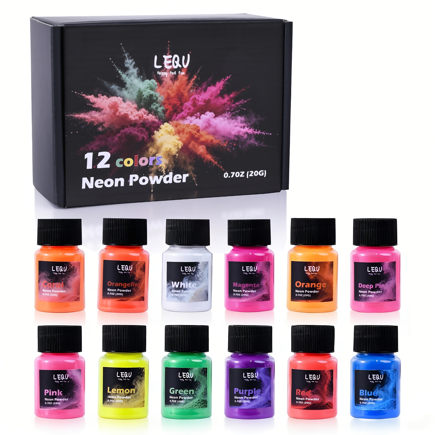 LEQU 12 Renkli Neon Floresan R - Soap Making Experiment incelemesi ve fiyatı