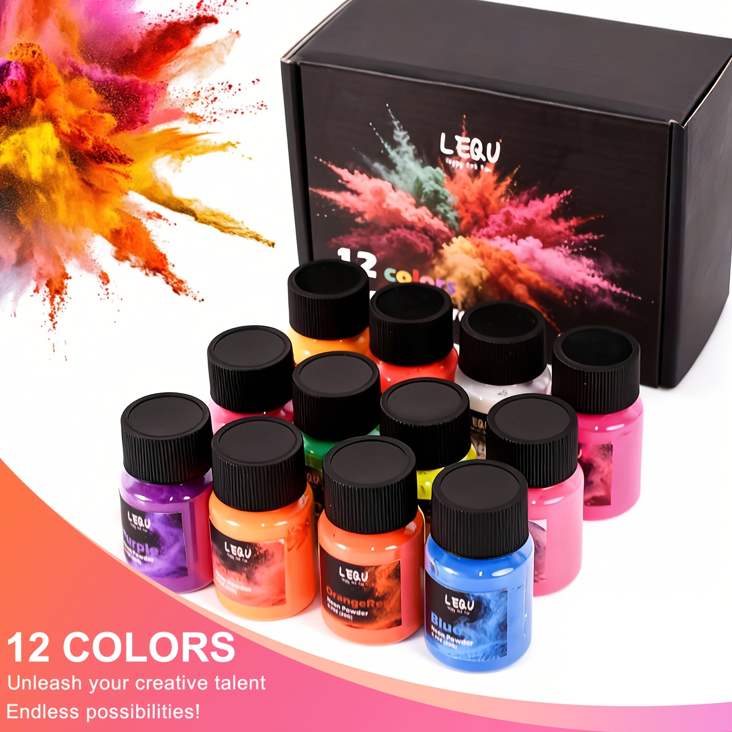 LEQU 12 Renkli Neon Floresan R - Soap Making Experiment incelemesi ve fiyatı