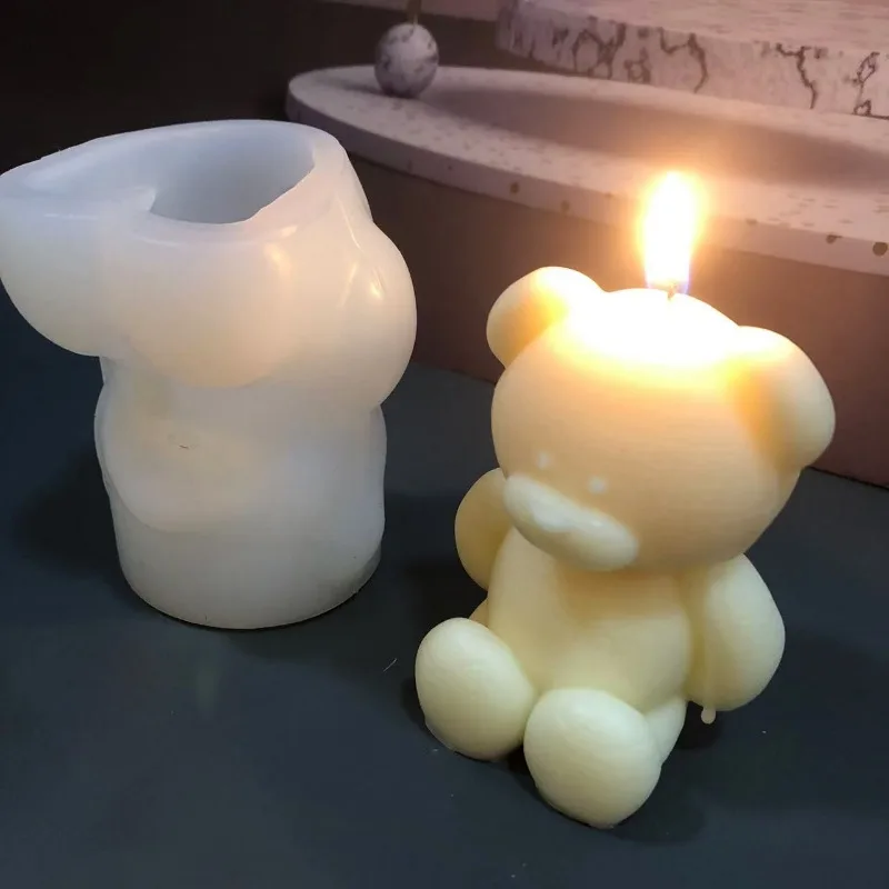 3D Ayı Silikon Mum Kalıp DIY A - Soap Making Experiment incelemesi ve fiyatı