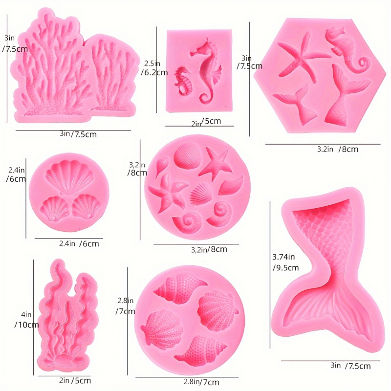 Bir Set8Seal peri şekilli sili - Soap Making Instructions incelemesi ve fiyatı