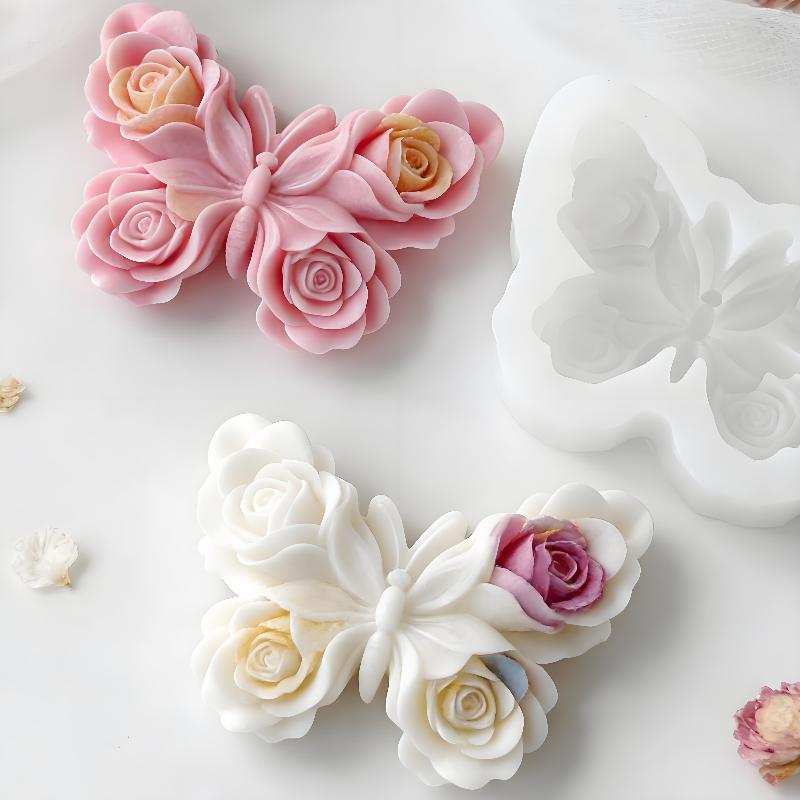 DIY Gül Kelebek Formu silikon  - Soap Making Instructions incelemesi ve fiyatı