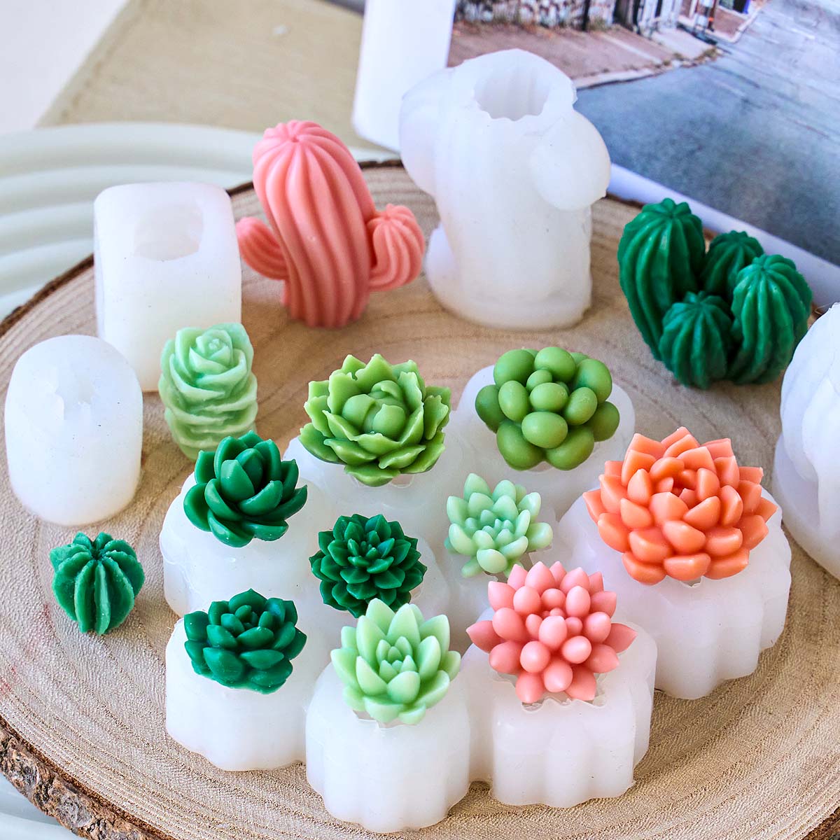 3D Sukulent Kiti Silikon Mum K - Soap Making Experiment incelemesi ve fiyatı
